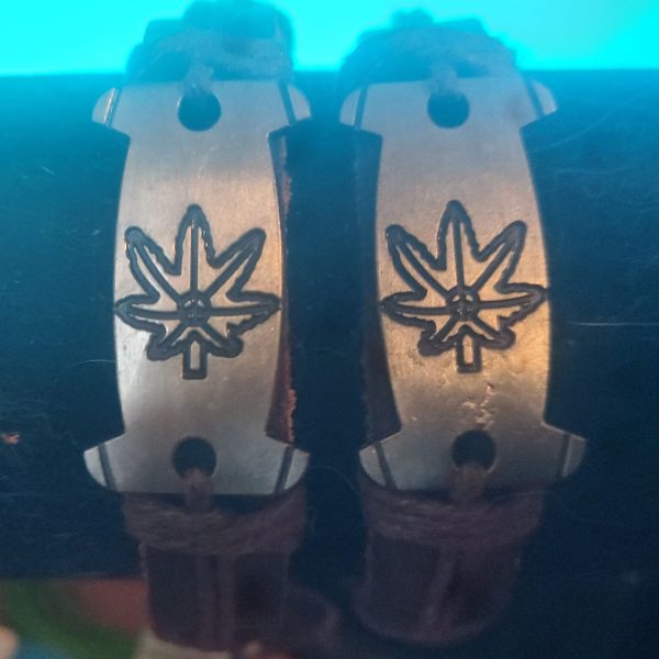 Marijuana Leaf Bracelet