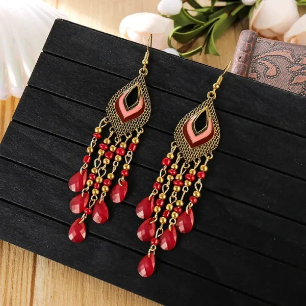 Red Cherokee Earrings