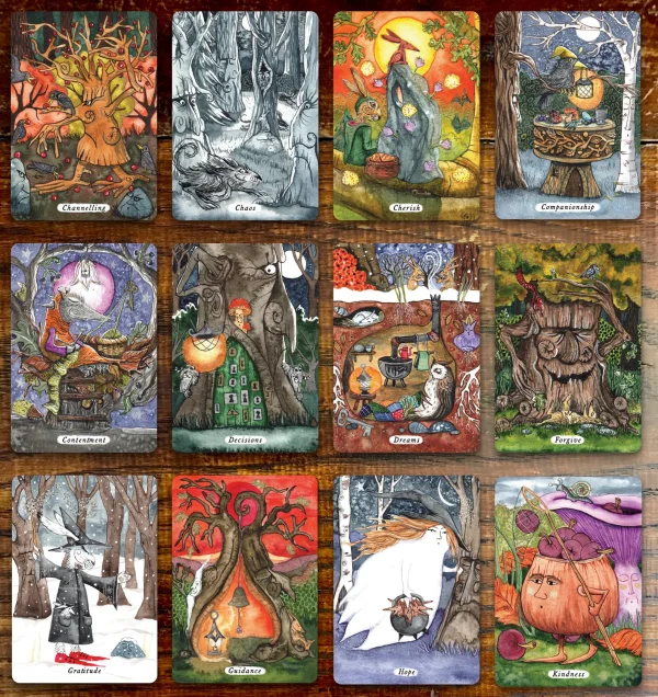 Cărți Oracol » Secrets of Wand Wood: An Enchanted Woodland Oracle - imagine 7
