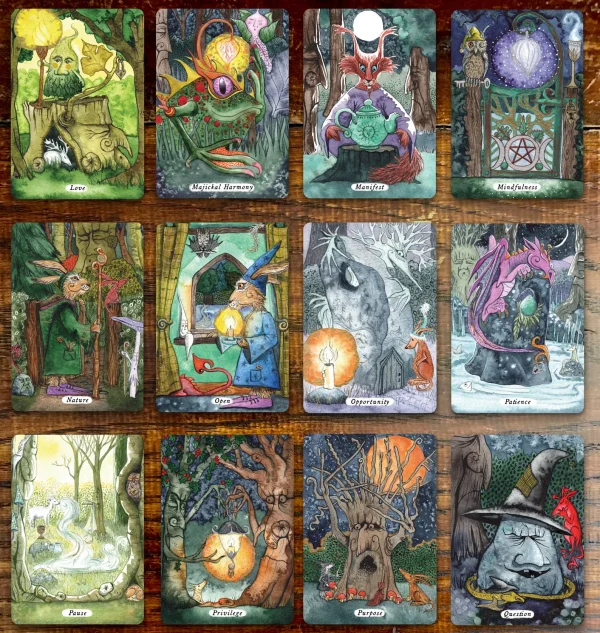 Cărți Oracol » Secrets of Wand Wood: An Enchanted Woodland Oracle - imagine 8