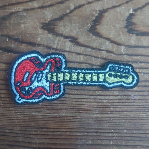 Guitar Textile Patch