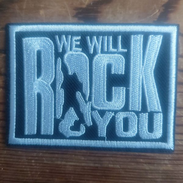 Queen Rock You Textile Patch