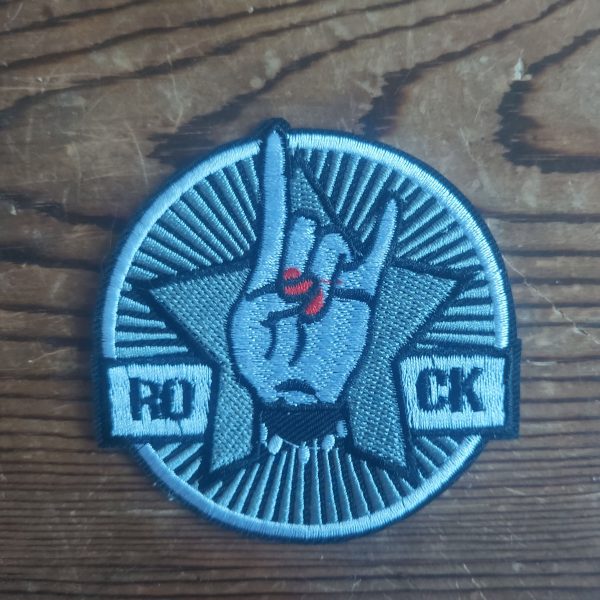 Rock On Textile Patch