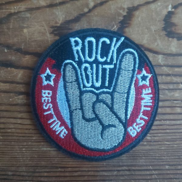 Rock Out Textile Patch