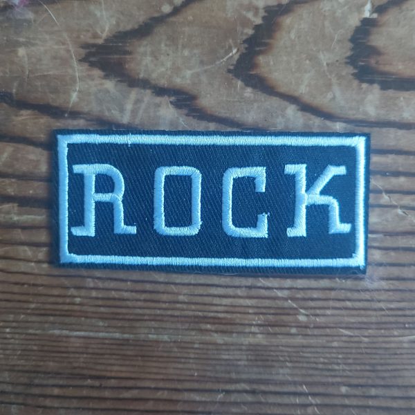 Rock Textile Patch