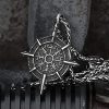 Colier cu pandantiv Vegvísir - imagine 2