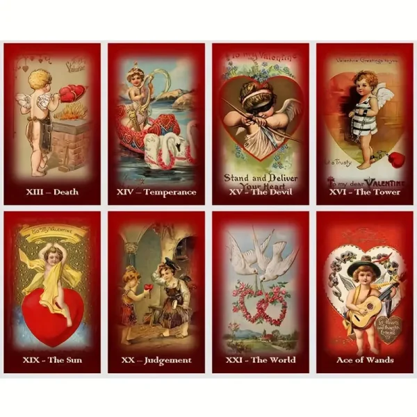 valentines day tarot cards