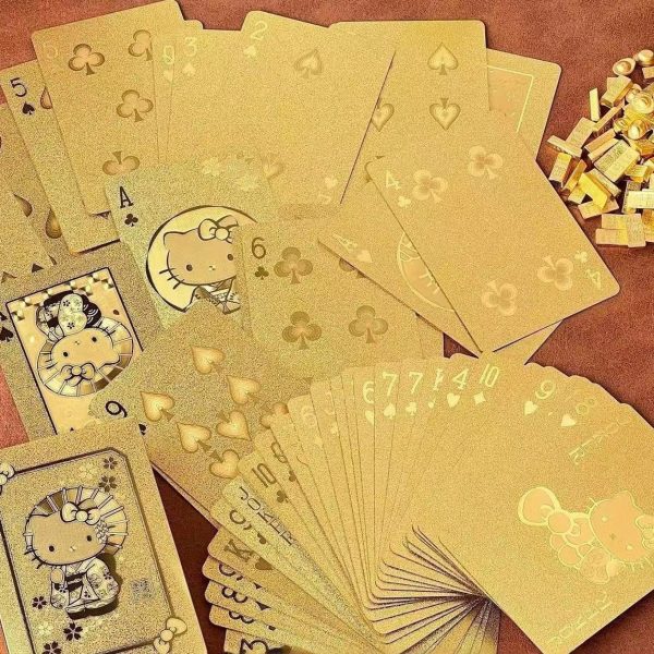 Cărți de joc » Golden Hello Kitty - imagine 2