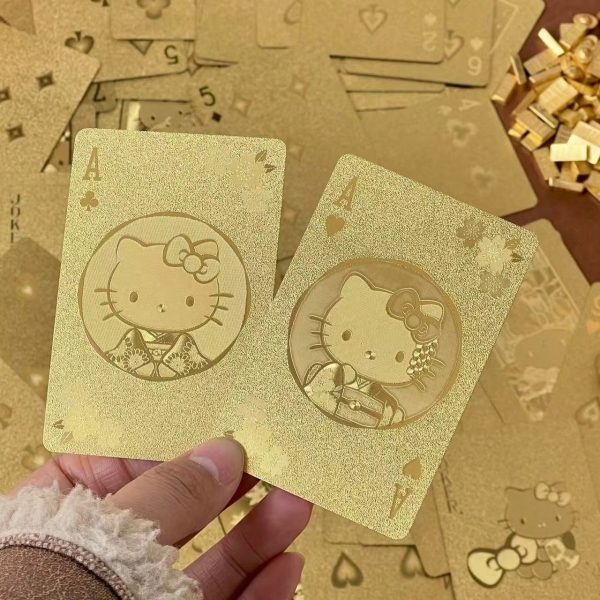 Cărți de joc » Golden Hello Kitty - imagine 4