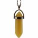 Colier talisman din cristal: Jad galben