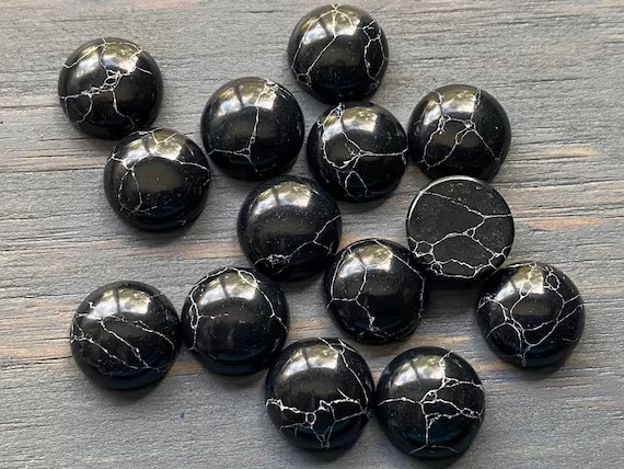 Black Howlite stones