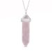 Colier talisman din Calcedonie violet (lavandă)