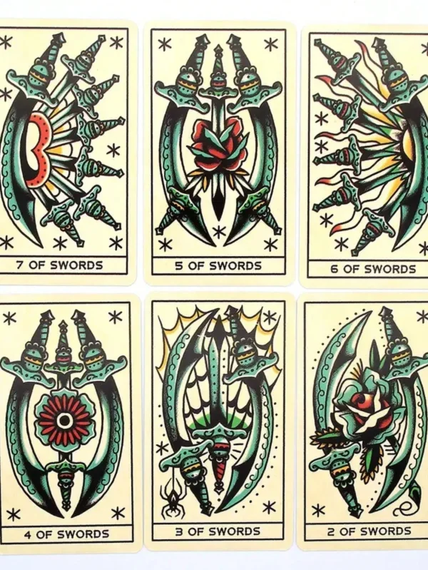 Cărți Tarot » Tattoo Tarot: Ink & Intuition - imagine 4