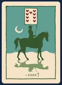 Lenormand Rider Card