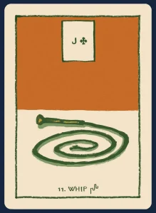 Whip Lenormand Card