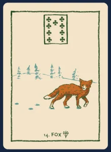 Lenormand Fox Card