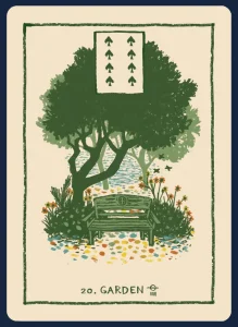 Lenormand Garden Card