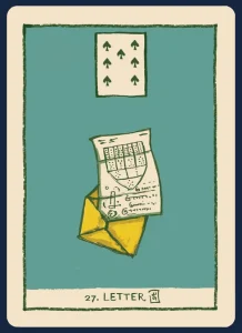 Lenormand Letter Card