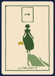 Lenormand Lady Card