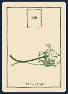 Lenormand Lily Card