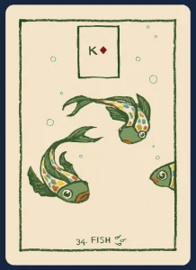 Lenormand Fish Card