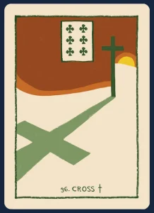 Lenormand Cross Card
