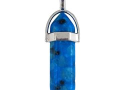 Colier talisman din Tianshan albastru